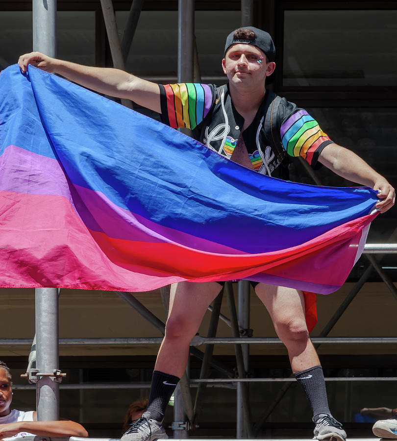 Gay Pride Parade NYC 6_30_2019 - 50th Anniversary 0f Stonewall R #25 Photograph by Robert Ullmann