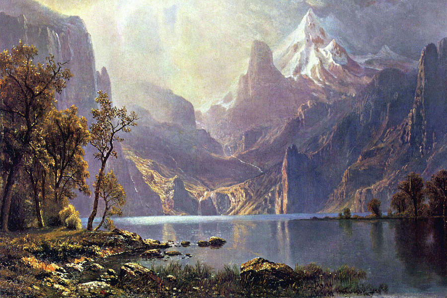 Lake Tahoe Painting by Albert Bierstadt - Fine Art America