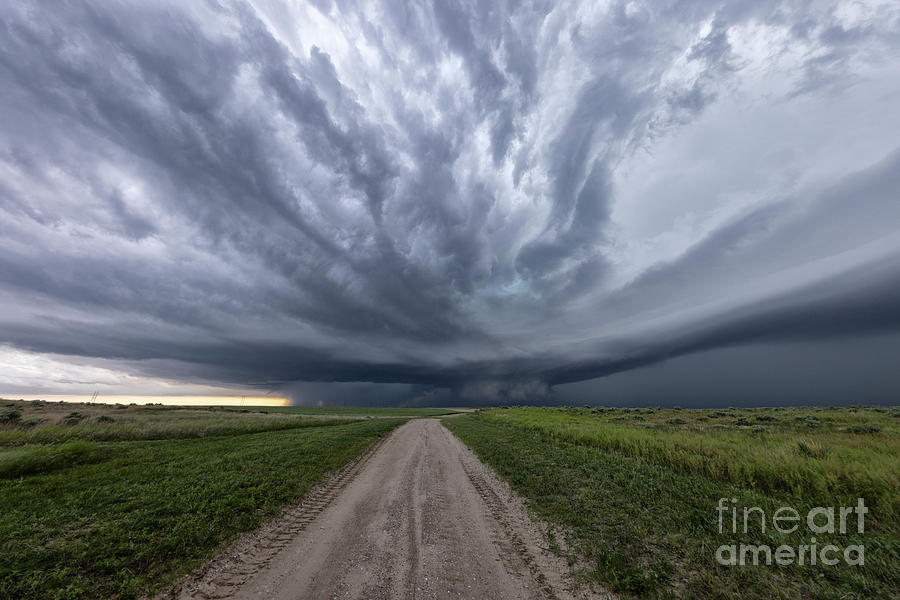 Supercell Thunderstorm Photograph By Roger Hill Science Photo Library Fine Art America