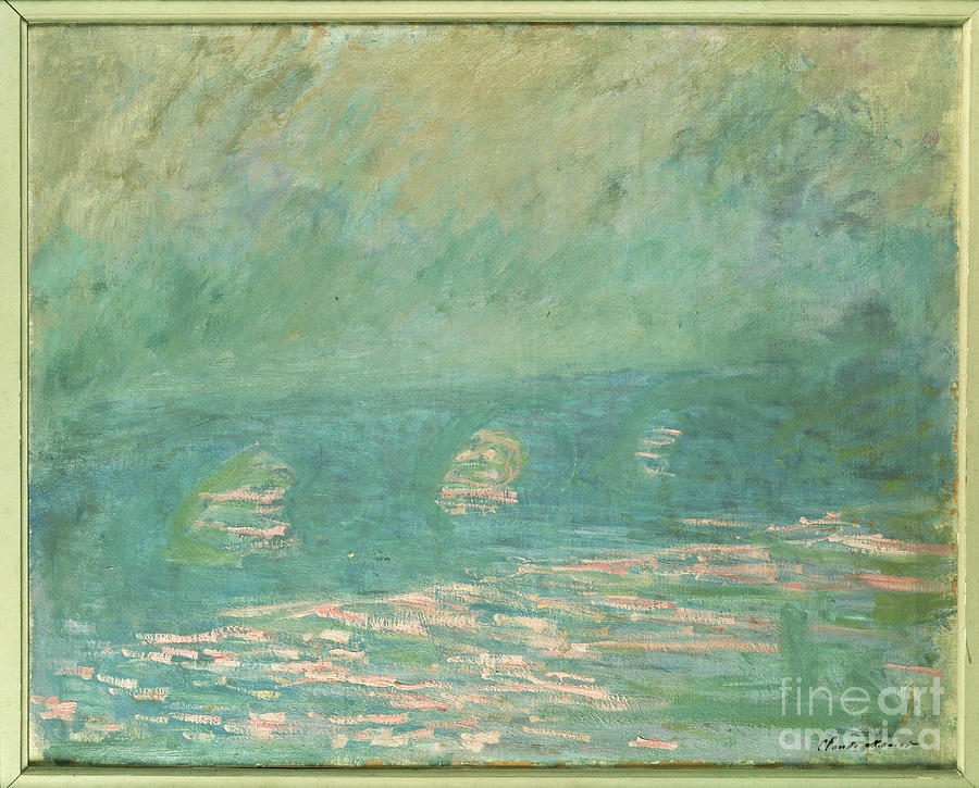 Claude Monet Painting - Waterloo Bridge by Claude Monet