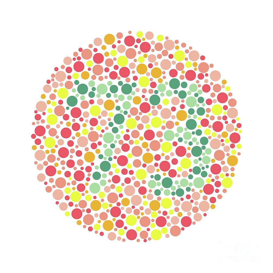 Colour Blindness Test Chart Photograph by Chongqing Tumi Technology Ltd ...