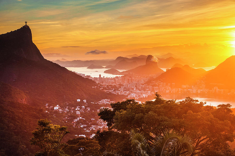 Cityscape, Rio De Janeiro, Brazil #26 Digital Art by Antonino Bartuccio