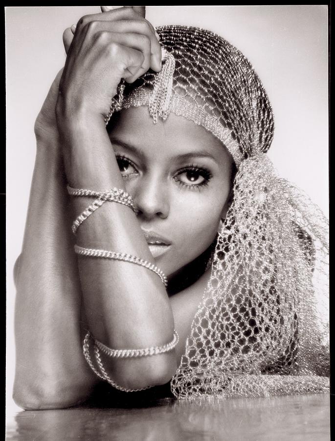 Diana Ross Portrait Session Photograph by Harry Langdon