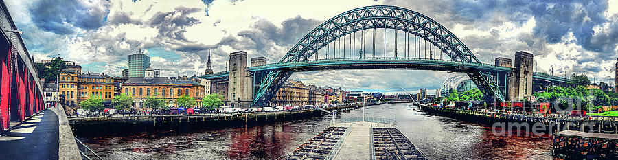 Newcastle upon Tyne city art  #26 Digital Art by Justyna Jaszke JBJart