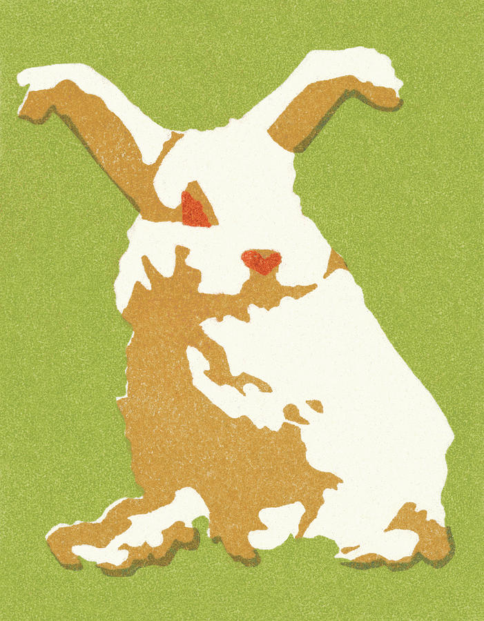 Easter Drawing - Rabbit #26 by CSA Images