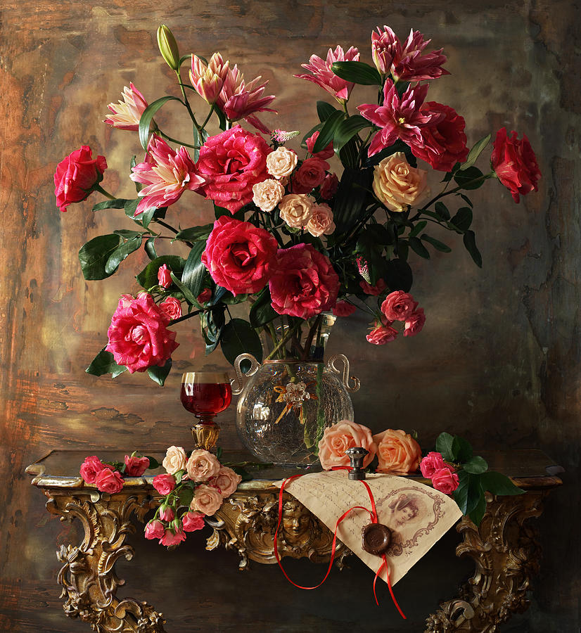 Still Life With Flowers #26 Photograph by Andrey Morozov