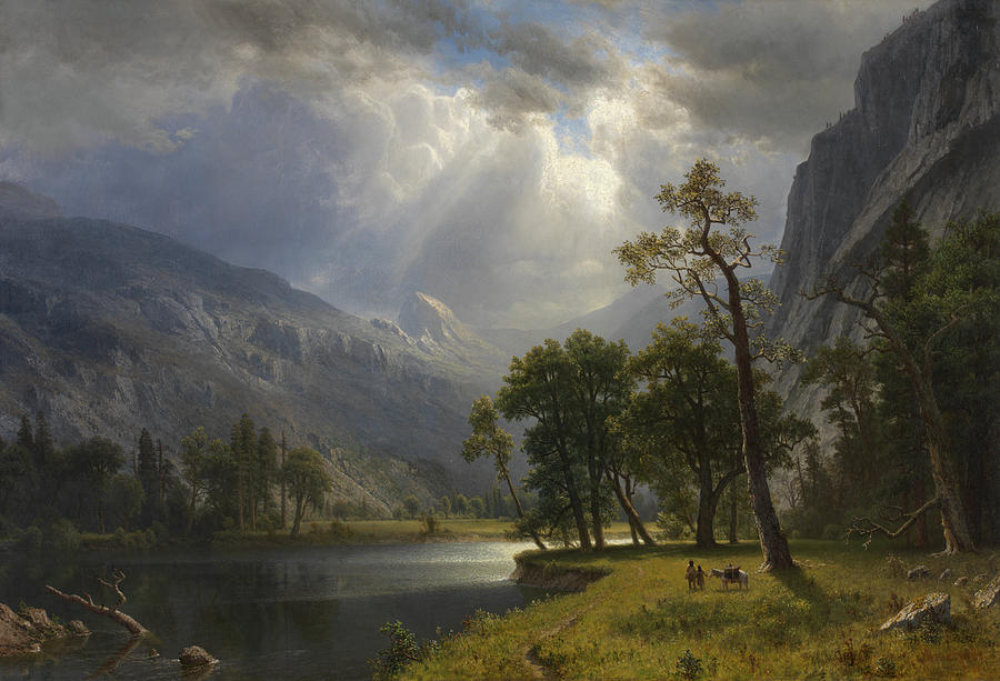 Yosemite Valley Painting By Albert Bierstadt Fine Art America   26 Yosemite Valley Albert Bierstadt 