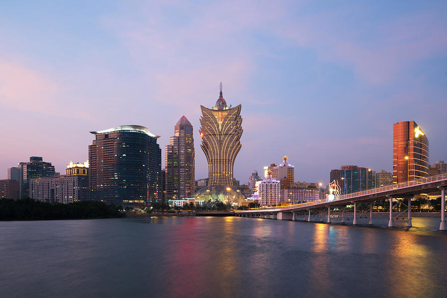 Image Of Macau Macao, China. Skyscraper Photograph by Prasit Rodphan ...