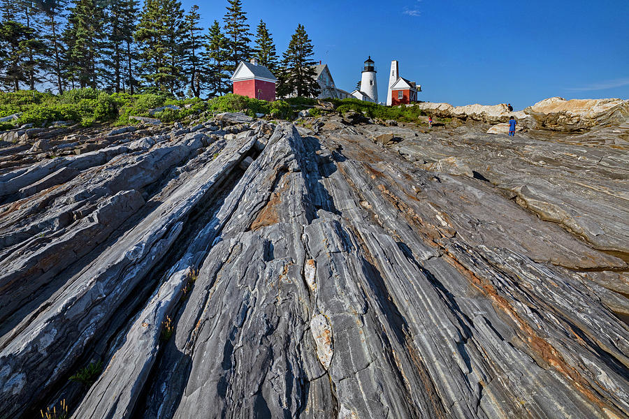 Lighthouse, Pemaquid, Maine #27 Digital Art by Claudia Uripos
