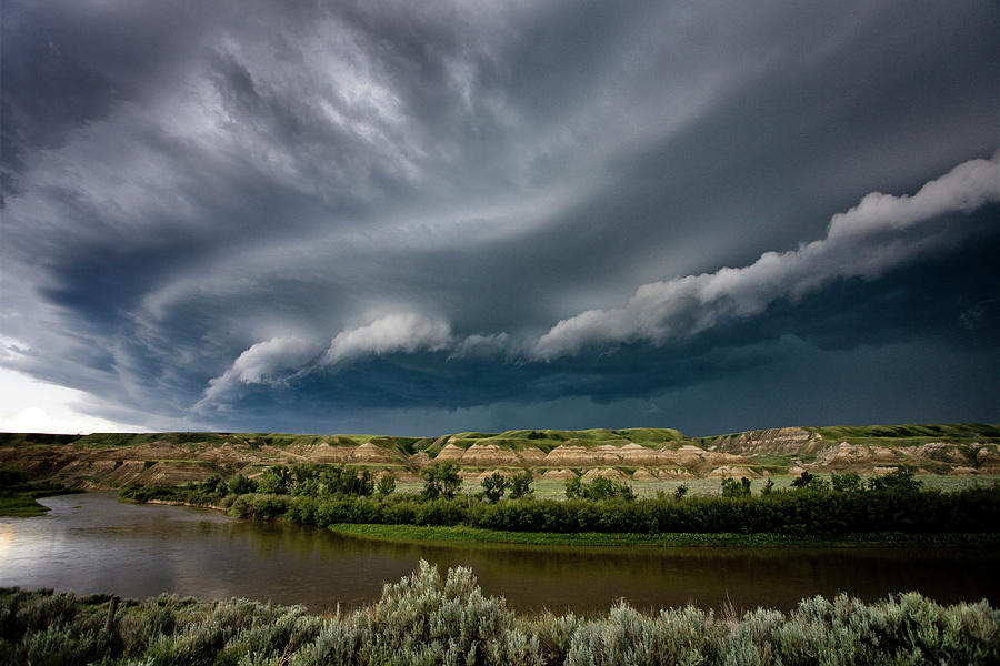 Prairie Storm Clouds Canada #27 Photograph by Mark Duffy