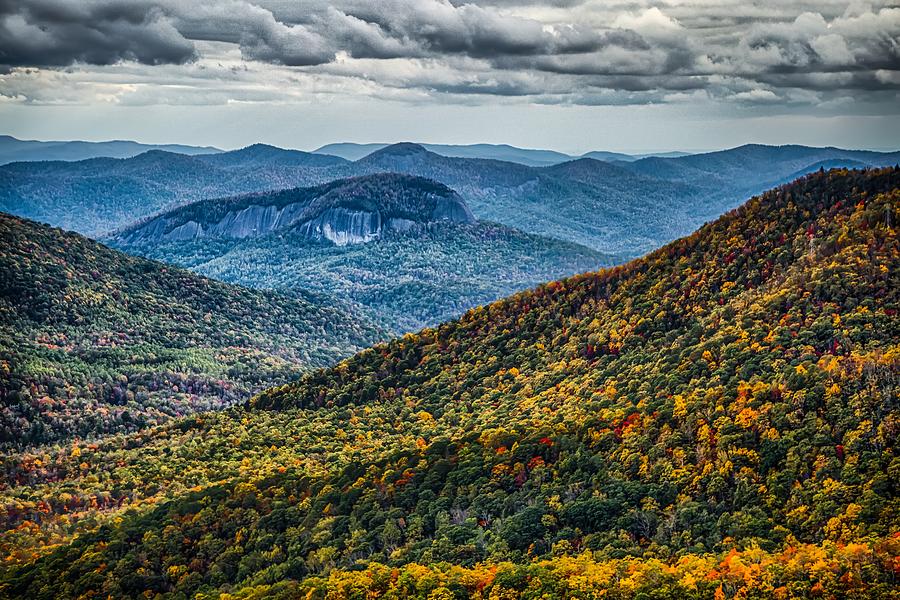 Blue Ridge And Smoky Mountains Changing Color In Fall #28 Photograph by Alex Grichenko
