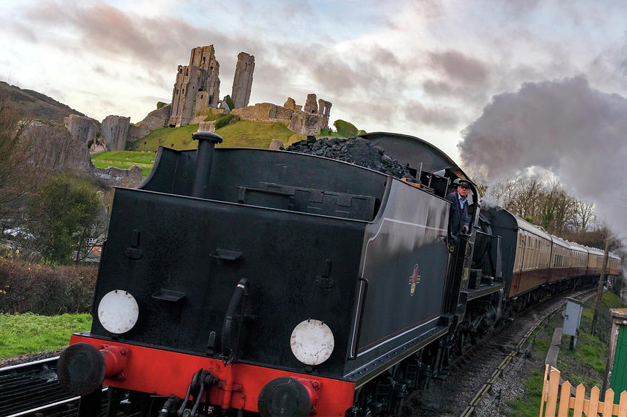 Train Photograph - Corfe Castle - England #28 by Joana Kruse