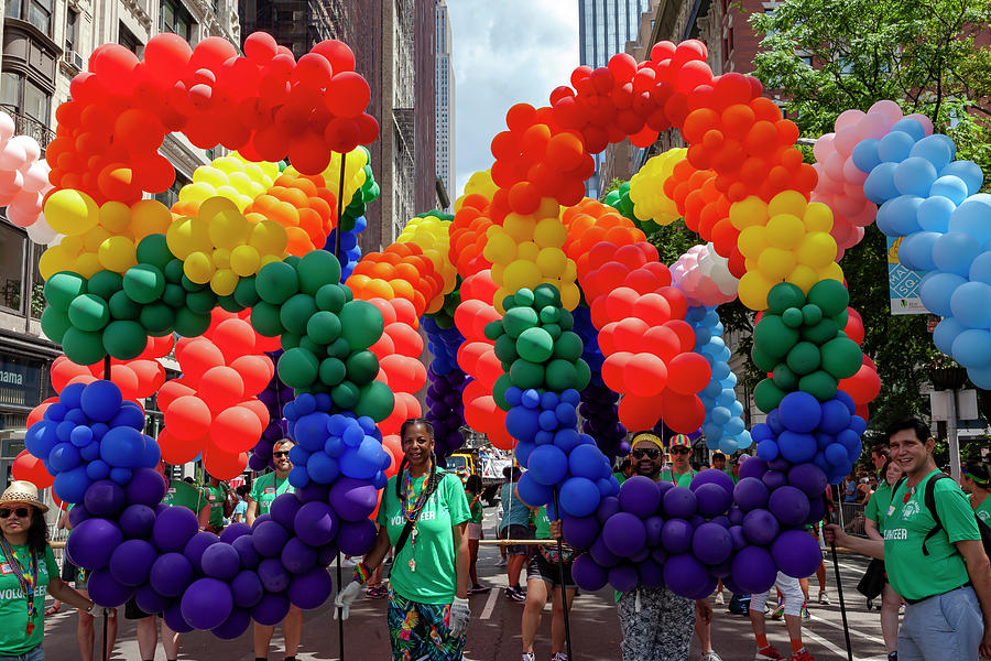 Gay Pride Parade NYC 6_30_2019 - 50th Anniversary 0f Stonewall R #28 Photograph by Robert Ullmann