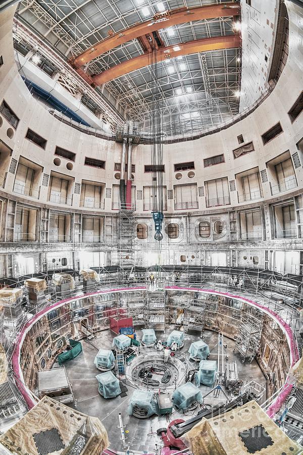 Iter Fusion Research Reactor Construction Photograph by Christian Lunig ...