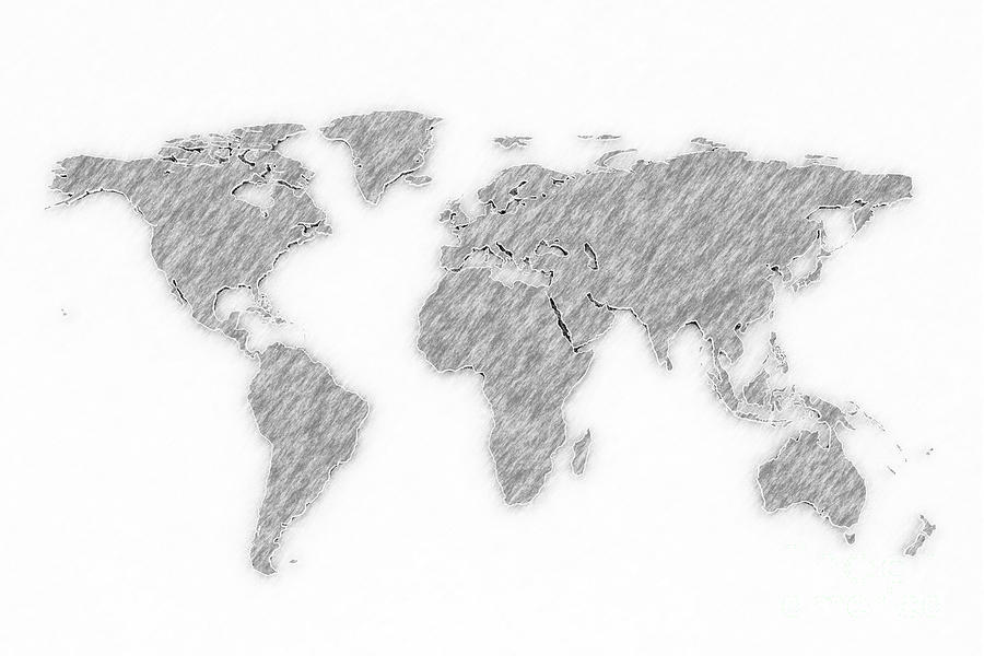 World Map #28 by Science Photo Library