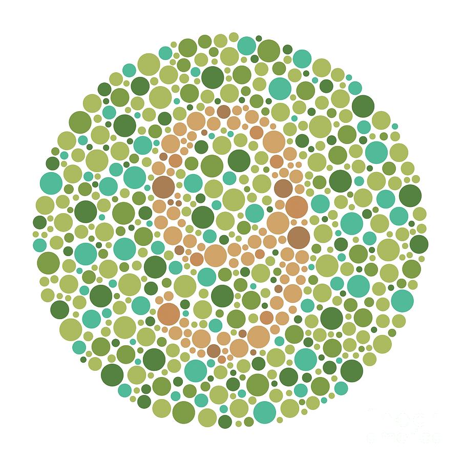 Colour Blindness Test Chart Photograph by Chongqing Tumi Technology Ltd ...