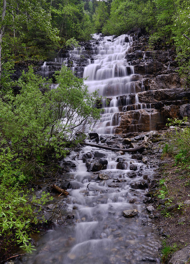 Waterfall Photograph - 283glacier-2016 by Gordon Semmens