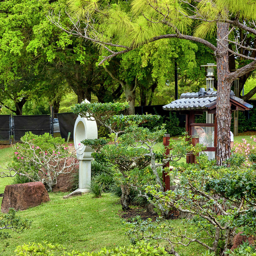 Florida, South Florida, Delray Beach, Morikami Japanese Gardens #29 Digital Art by Lumiere