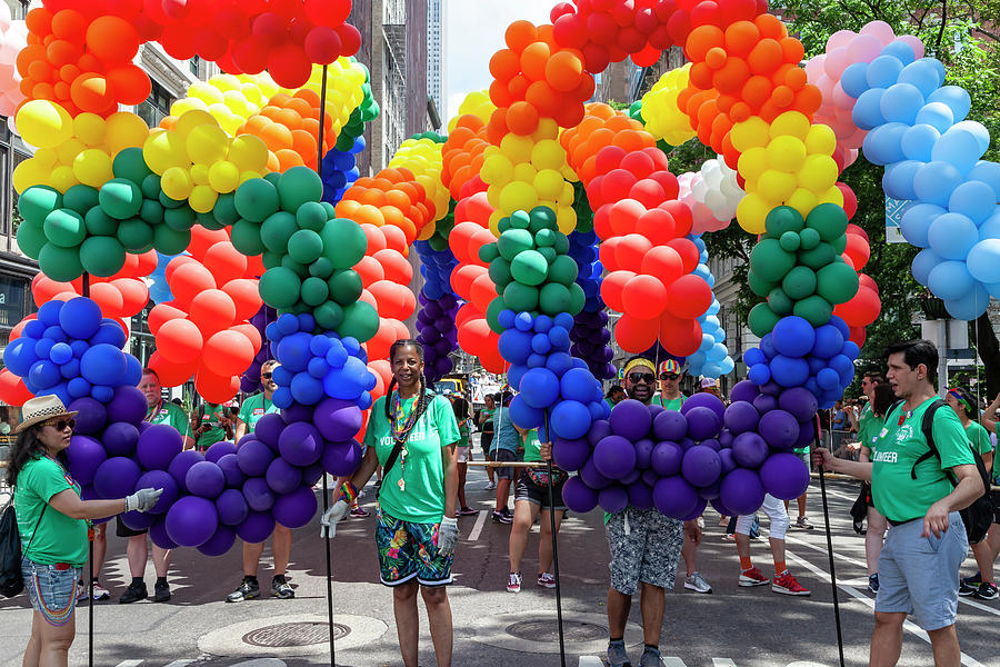 Gay Pride Parade NYC 6_30_2019 - 50th Anniversary 0f Stonewall R #29 Photograph by Robert Ullmann