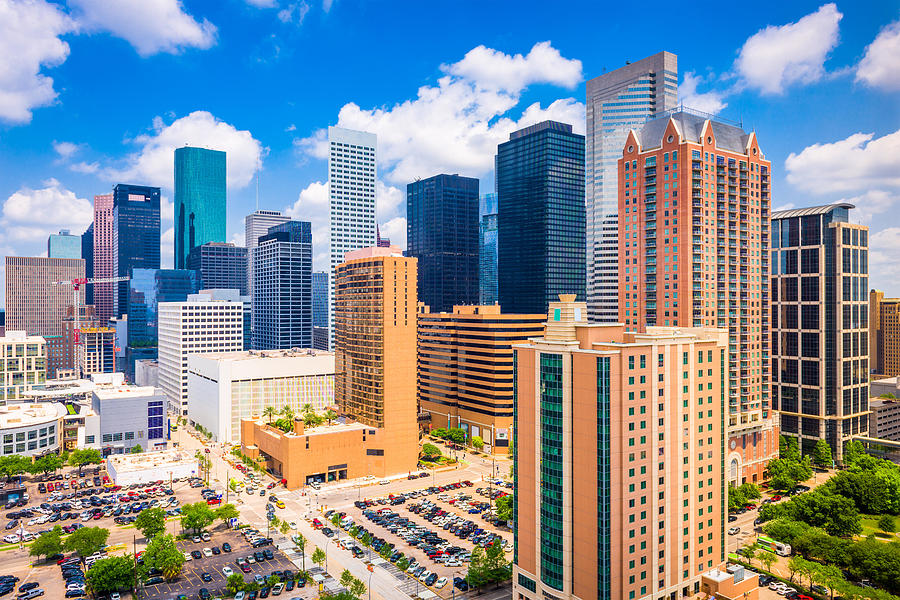 Houston Photograph - Houston, Texas, Usa Downtown City #29 by Sean Pavone