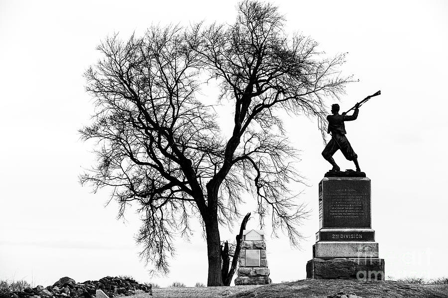2nd Division Monument at Gettysburg Photograph by John Rizzuto