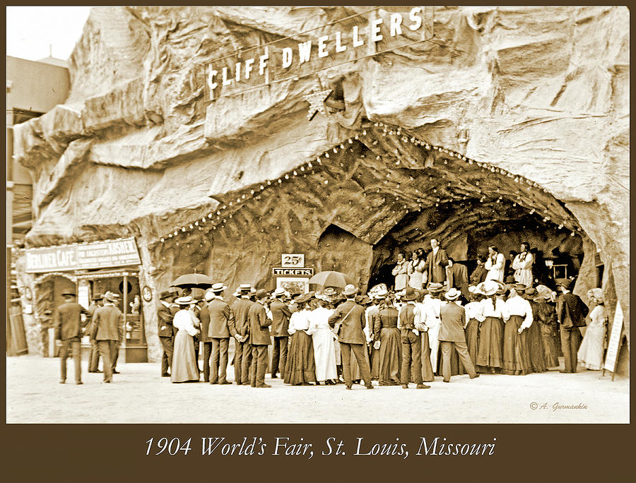 1904 Worlds Fair, Cliff Dwellers Exhibit #3 Photograph by A Macarthur Gurmankin