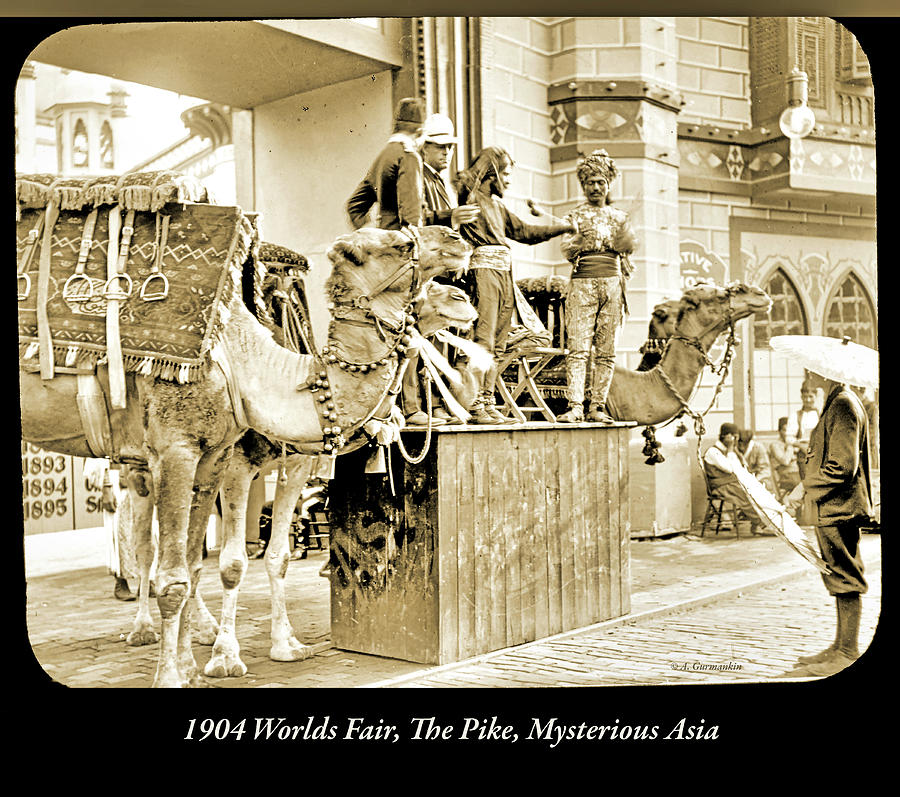 1904 Worlds Fair, The Pike, Mysterious Asia #3 Photograph by A Macarthur Gurmankin