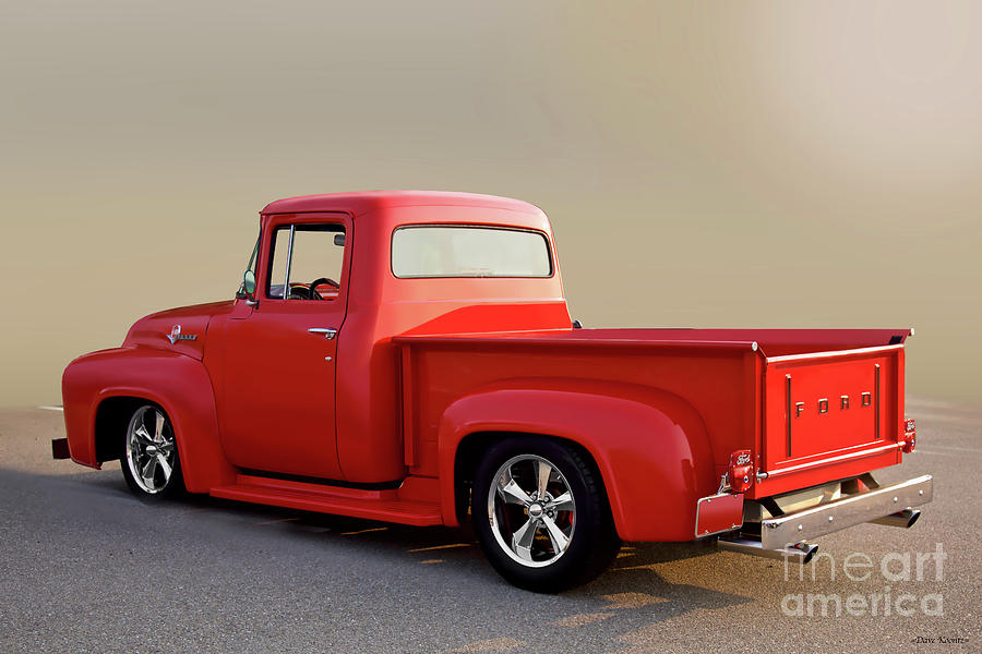 1956 Ford F100 Stepside Pickup #3 Photograph by Dave Koontz