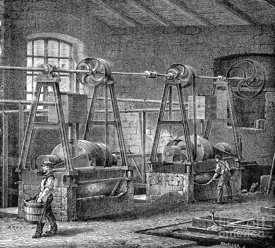 19th Century Paper Factory Photograph By Collection Abecasis Science   3 19th Century Paper Factory Collection Abecasisscience Photo Library 