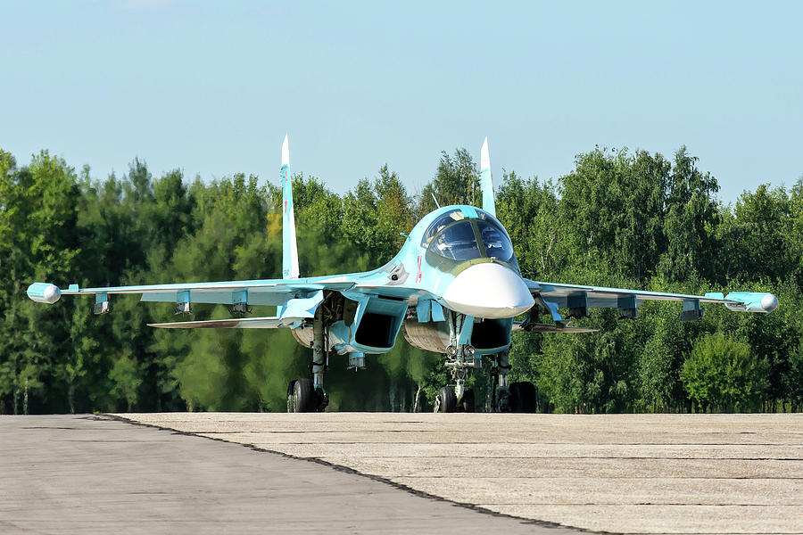 A Russian Aerospace Forces Su-34 #3 Photograph by Daniele Faccioli