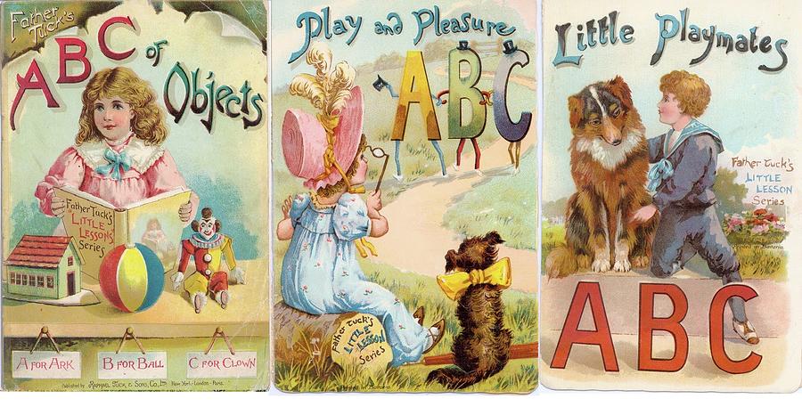 3 ABC Objects and Little Playthings Painting by Reynold Jay