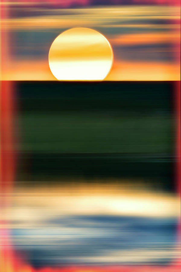 Abstract Of Sun Over Water #3 Digital Art by Ethera