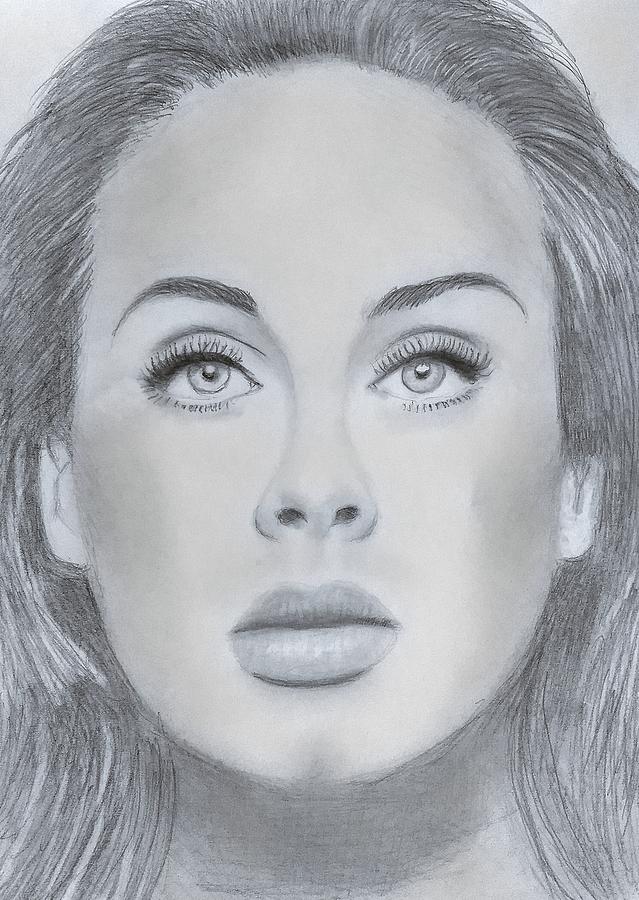 Adele Drawing by Paul Blackmore - Fine Art America