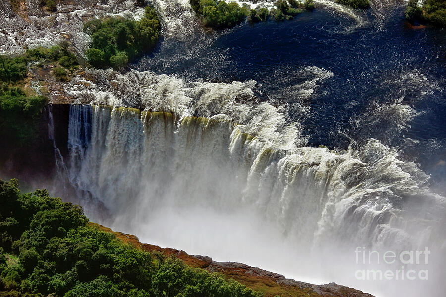 Aerial View Of Victoria Falls #3 Photograph by Steve Allen/science Photo Library Aerial View Of Victoria Falls #3 Photograph by Steve Allen/science Photo Library