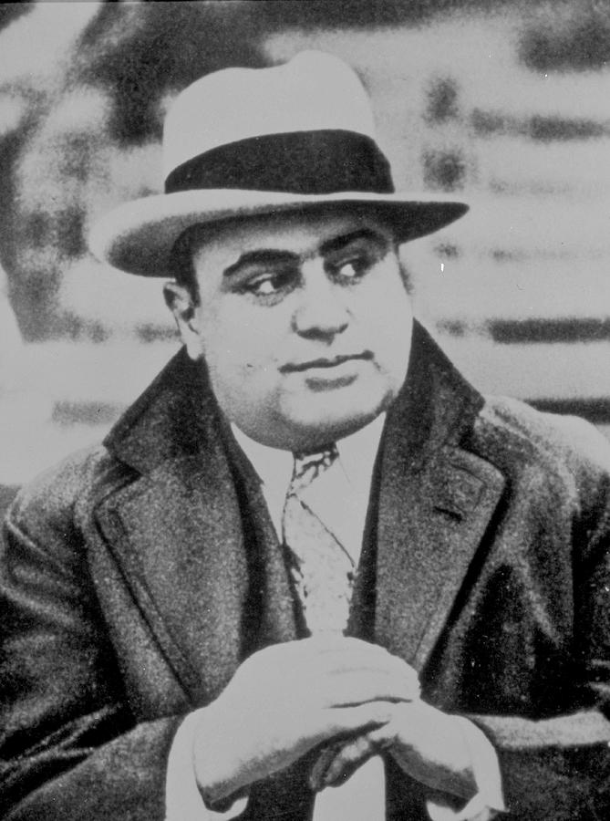 Hat Photograph - Al Capone #3 by Photo File