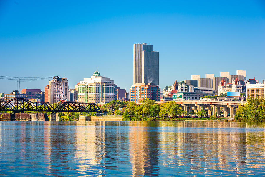 Albany, New York, Usa Downtown Skyline Photograph by Sean Pavone - Fine ...