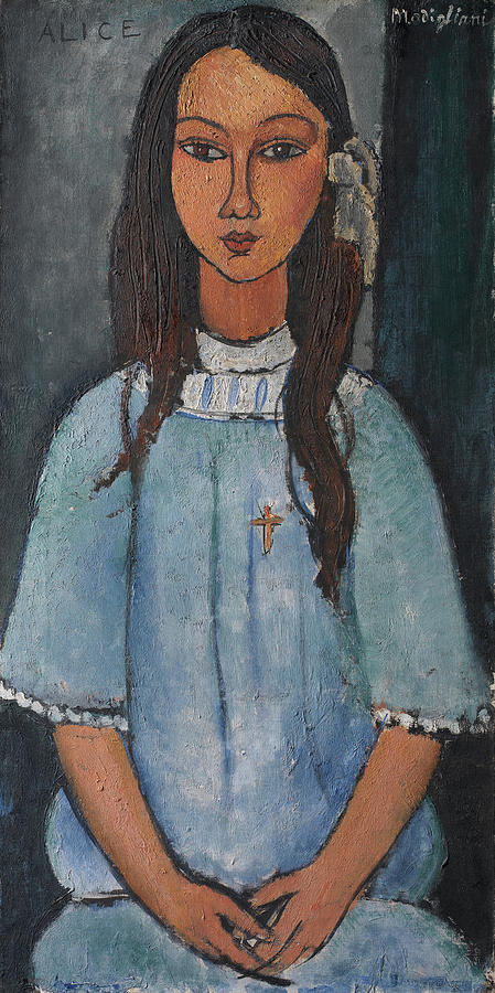 Amedeo Modigliani Painting - Alice #3 by Amedeo Modigliani