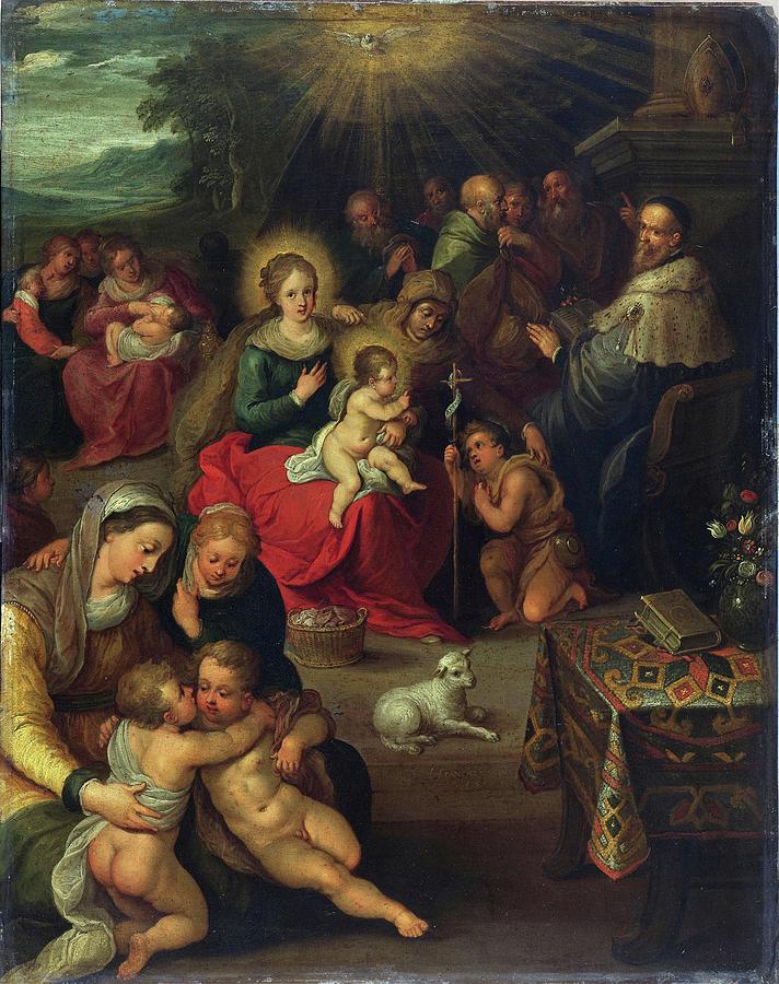 Allegory Of The Christ Child As The Lamb Of God Painting by Frans ...