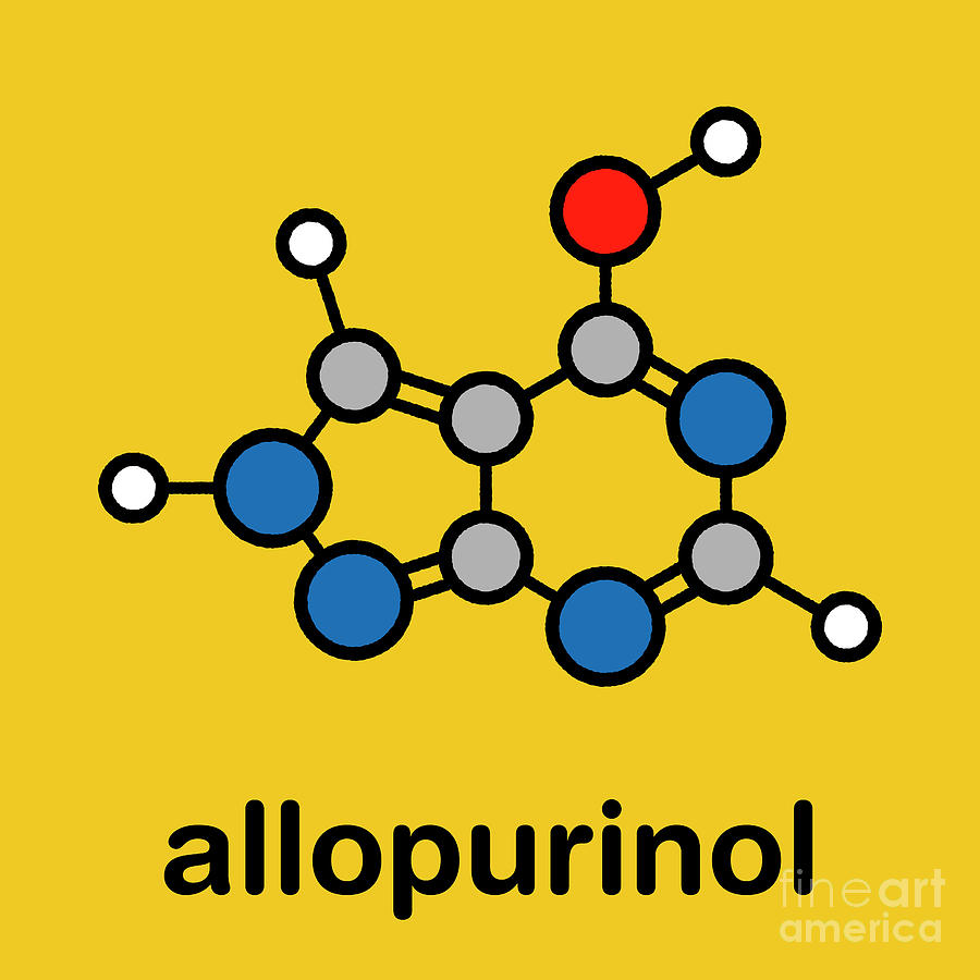 Allopurinol Gout Drug #3 Photograph by Molekuul/science Photo Library