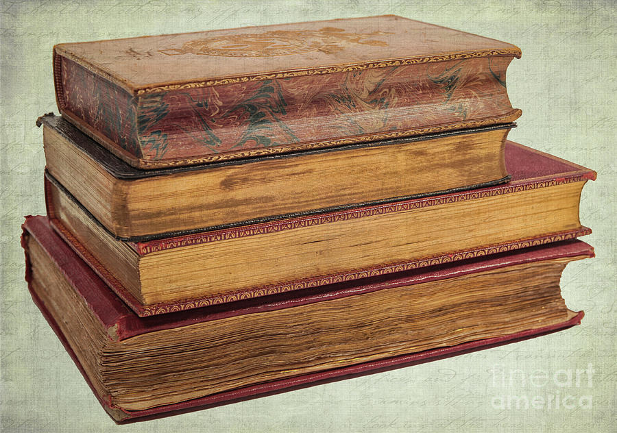 Historical gilded books Photograph by Patricia Hofmeester