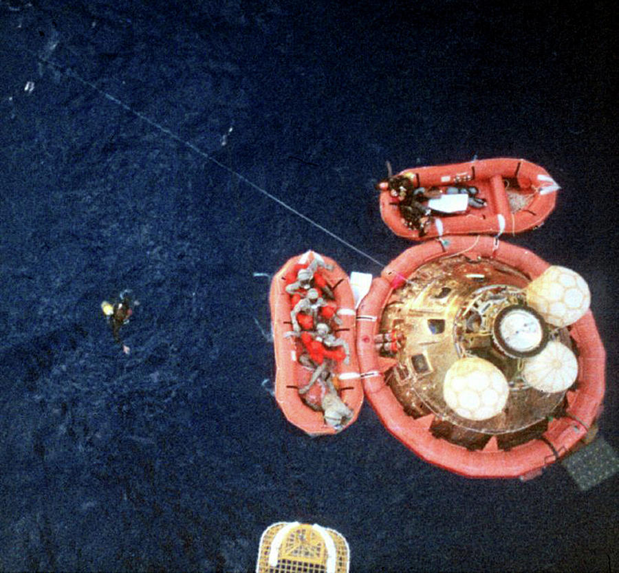 Apollo 11 Recovery, 1969 #3 Photograph by Science Source