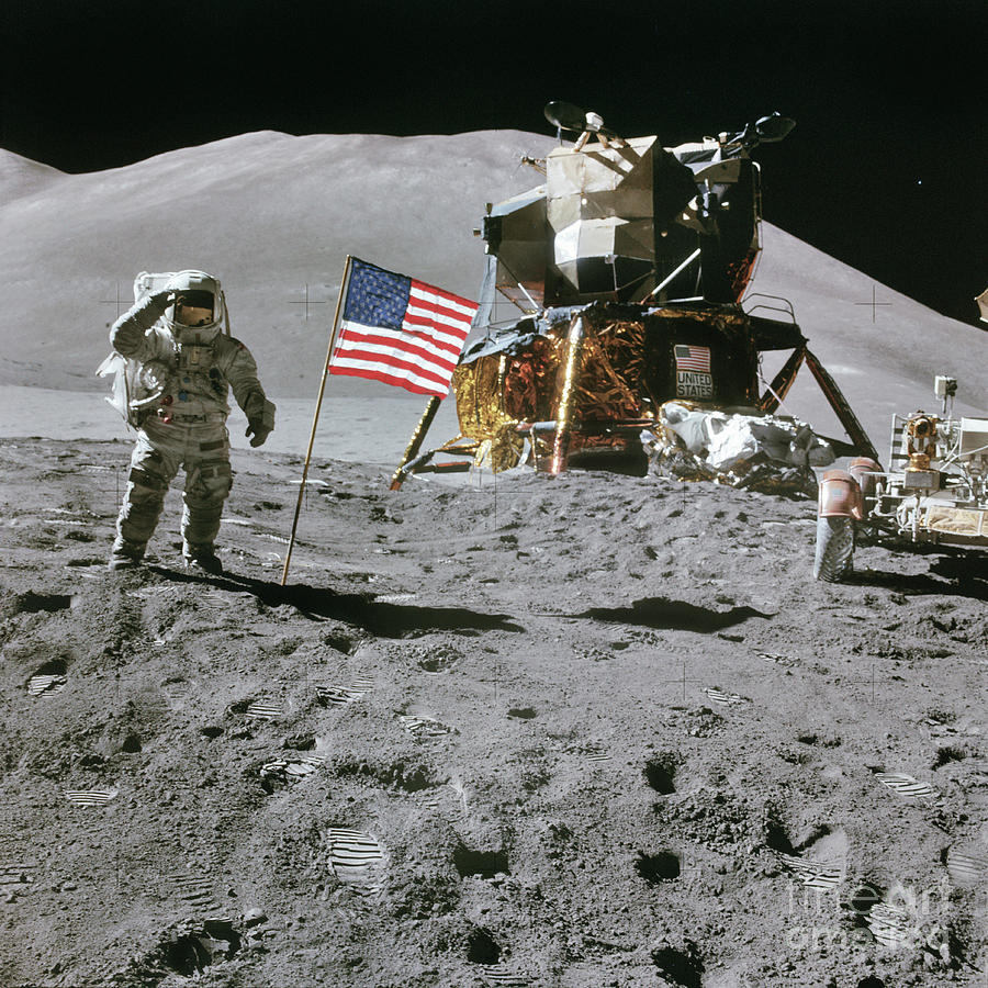 Apollo 15 Lunar Surface Exploration #3 Photograph by Nasa/science Photo Library