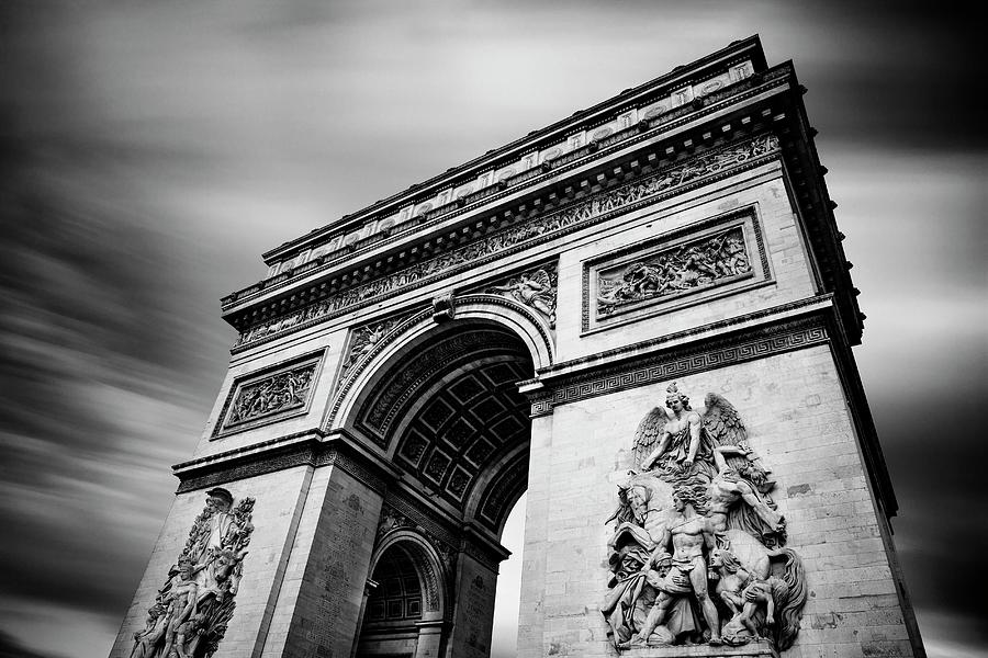 Arc De Triomphe In Paris #3 Digital Art by Massimo Ripani