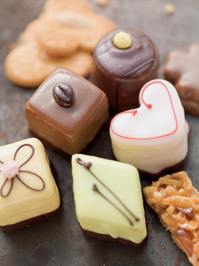 Assorted Biscuits And Petits Fours #3 Photograph by Eising Studio - Food Photo & Video