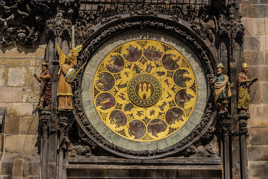 Astronomical clock in Prague #3 Photograph by Vivida Photo PC