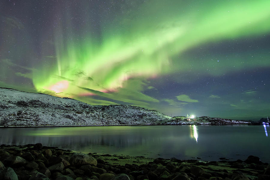 Aurora Borealis Dances Above The Arctic #3 Photograph by Jeff Dai