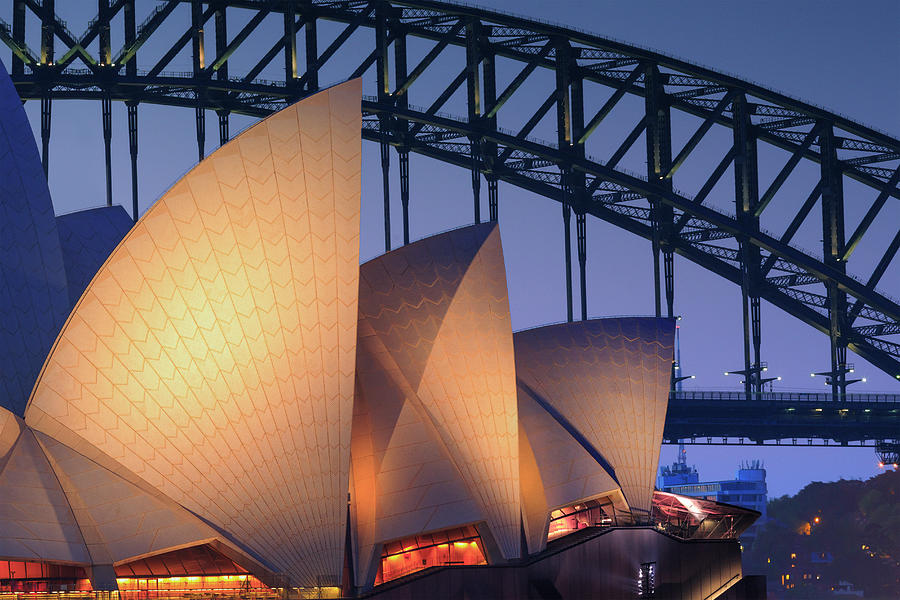 Architecture Digital Art - Australia, Sydney Opera House #3 by Maurizio Rellini