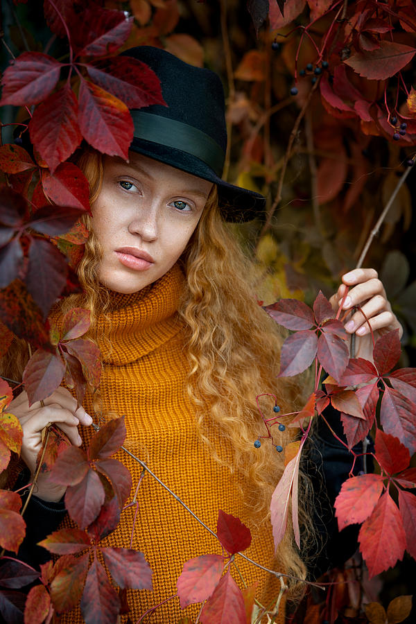 Autumn Girl Photograph by Tanya Markova - Pixels