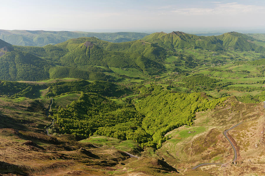 Auvergne Landscape From Puy Mary Summit #3 Photograph by John Elk Iii