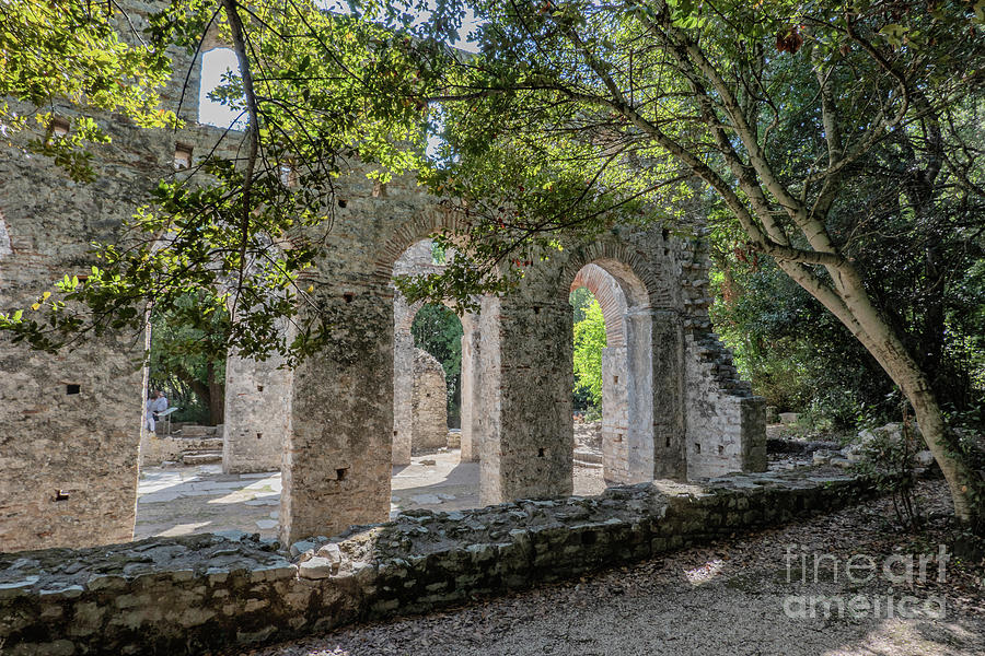 Basilica In Butrint Ancient City In Albania Photograph